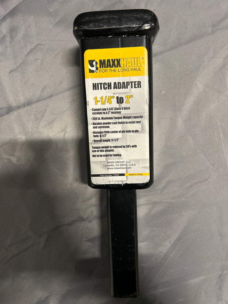 MAXXHAUL hitch adapter 1-1/4” to 2”