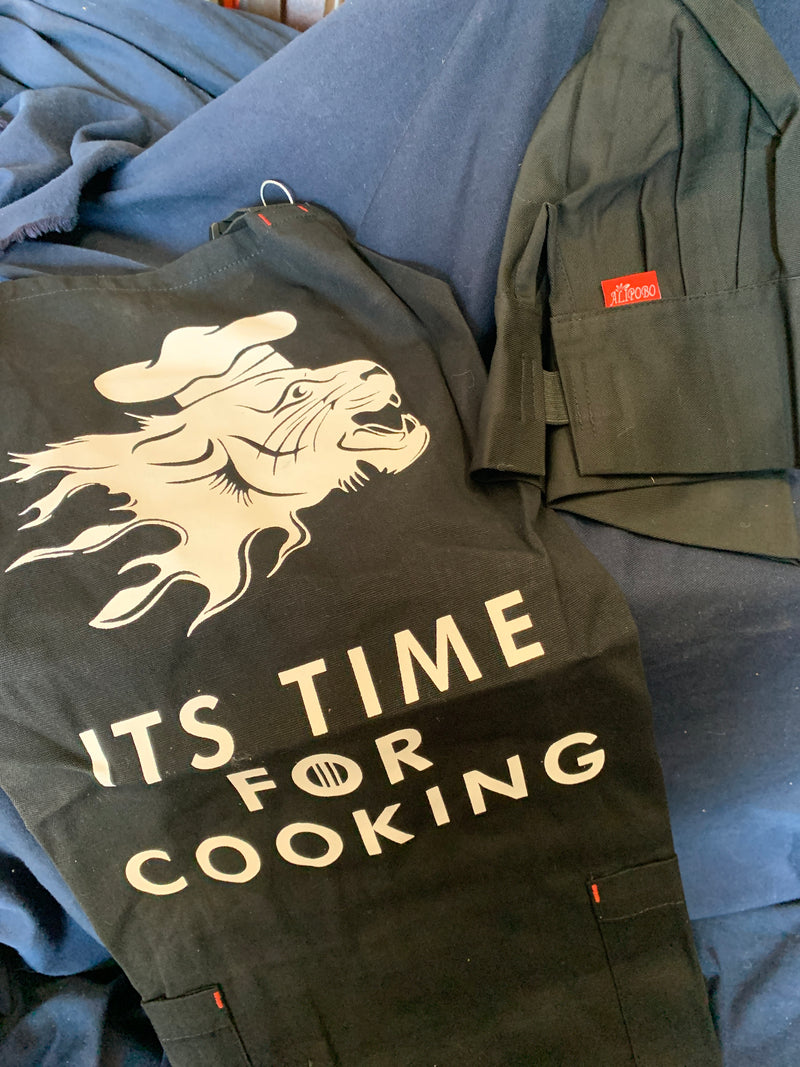 BBQ Apron with hat