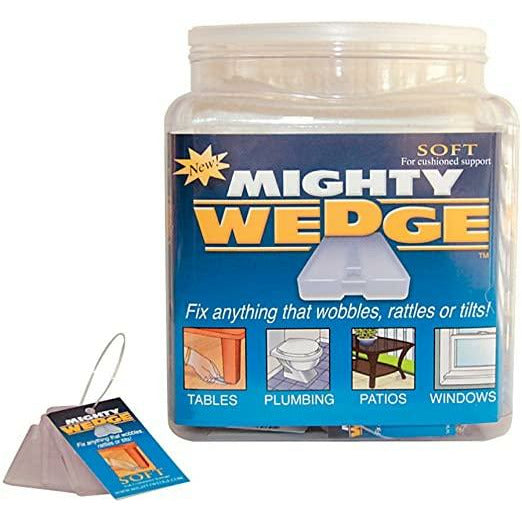 Mighty Wedge Clear Soft - leveling wedges - 3 wedges - 2guysonline.ca