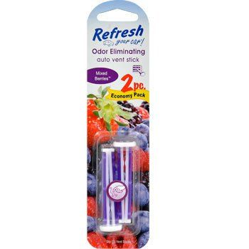 Refresh Your Car! 86539 Mixed Berries Auto Vent Stick
