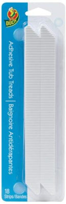 Duck Brand Tub Tread Strip Duck 18 pk, 8.75 in. x .75 in.